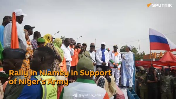 Nigeriens Mobilized to Defend Their Freedom and Dignity: Rally in Niamey Supports Army - Sputnik Africa