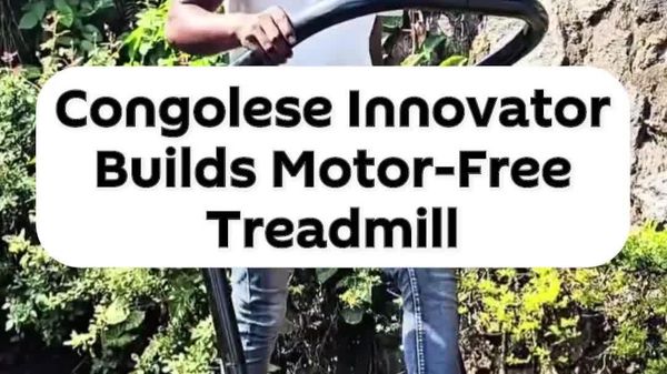 Congolese Innovator Builds Motor-Free Treadmill Powered by Human Movement - Sputnik Africa