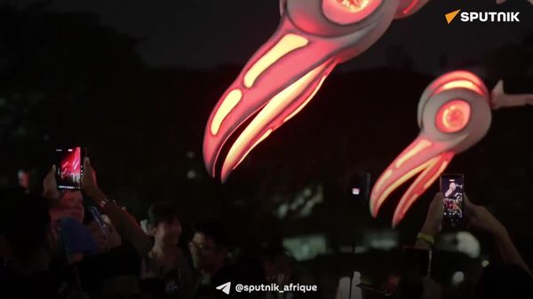 Des dragons errent dans les rues : mythes et légendes prennent vie au Singapore Night Festival - Sputnik Afrique