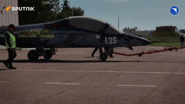 L'avion d'entraînement au combat Yak-130M modernisé arrive en Égypte L'avion d'entraînement au combat Yak-130M modernisé arrive en Égypte - Sputnik Afrique