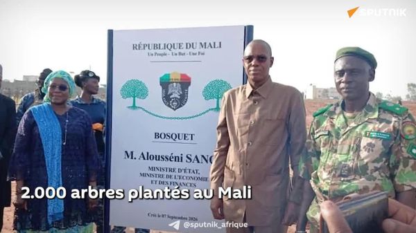 Une opération de reboisement à Bamako permet de mettre en terre 2 - Sputnik Afrique