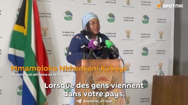 Coopération migratoire au sein de la SADC: Ne vous attendez pas à ce que nous attaquions d'autres pays - ministre sud-africaine - Sputnik Afrique