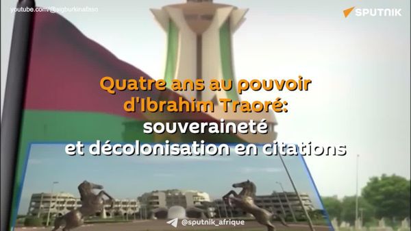 Quatre ans au pouvoir d'Ibrahim Traoré: souveraineté et décolonisation en citations - Sputnik Afrique