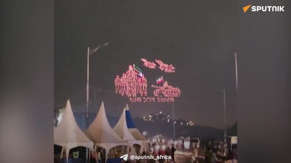Drone Show Dominates Addis Skies on Eve of Ethiopian New Year, Celebrating Digital Transformation & Green Legacy - Sputnik Africa