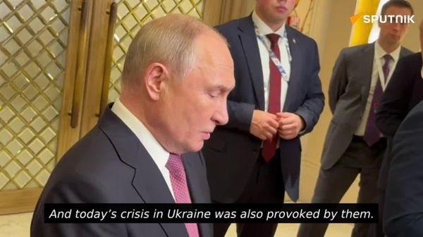 Western globalist elites to blame for Ukraine tragedy — Putin - Sputnik Africa