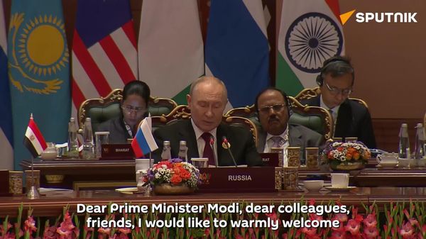 Les BRICS peuvent développer leurs relations économiques en dépit des sanctions, dit Poutine à la réunion des BRICS+ - Sputnik Afrique