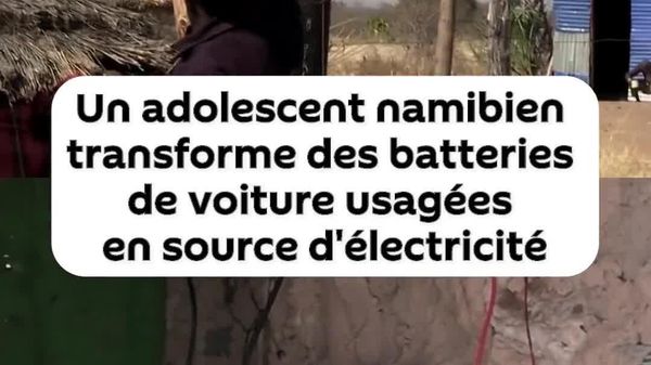 Un adolescent namibien construit une batterie artisanale avec de vieux composants de véhicule et obtient une bourse d'études - Sputnik Afrique