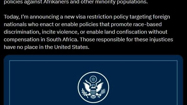 US Imposes New Visa Restrictions on South Africans Over Disputed Allegations of Afrikaner Persecution - Sputnik Africa