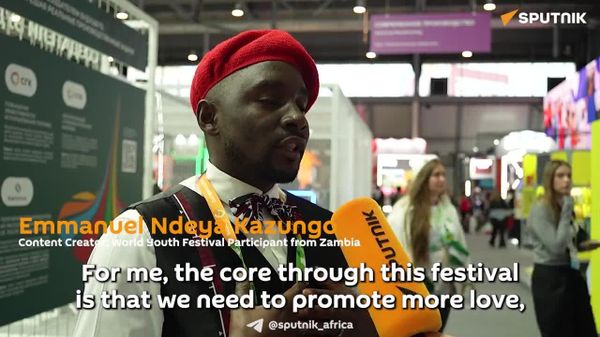 'No Country Should Live in Isolation,' Zambian Journalist Comments on World Youth Festival - Sputnik Africa