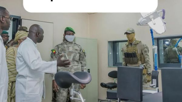 Une polyclinique militaire rénovée pour les soldats maliens blessés a été inaugurée à Kati - Sputnik Afrique