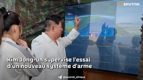 Kim Jong-un supervise l'essai d'un nouveau système d'armement - KCNA - Sputnik Afrique