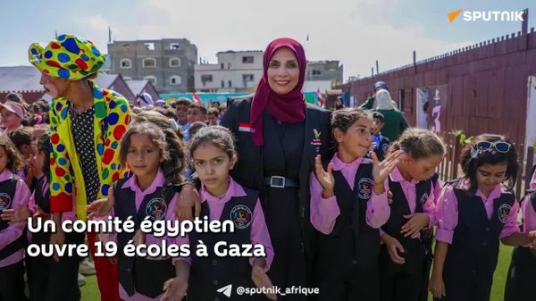 L’Égypte ouvre 19 écoles dans la bande de Gaza pour soutenir la reprise scolaire - Sputnik Afrique
