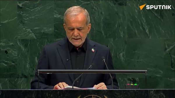Pezeshkian at UNGA accuses the international system of nuclear double standards, saying “the nuclear weapon is in Israel, but the inspectors are in Iran - Sputnik Africa