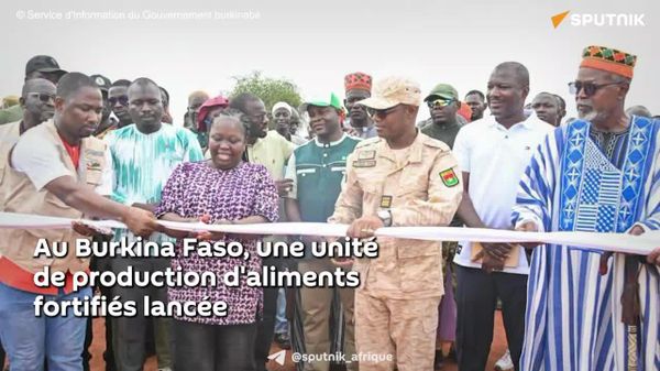 Au Burkina Faso, une unité de production d'aliments fortifiés lancée pour améliorer la qualité nutritionnelle - le gouvernement - Sputnik Afrique