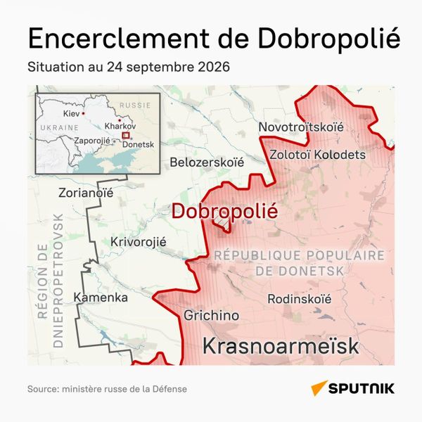 Des unités d'élite ukrainiennes se retrouvent encerclées par l'armée russe encercle à Dobropolié - Sputnik Afrique