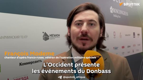 L'Occident présente les événements du Donbass de manière totalement fausse et partiale – chanteur franco-russe - Sputnik Afrique