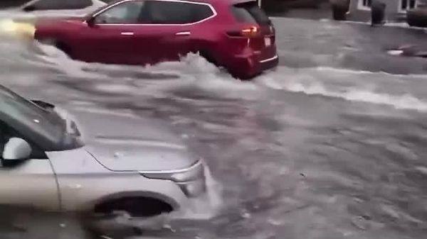 New York sous l’eau: les rues se font en kayak - Sputnik Afrique