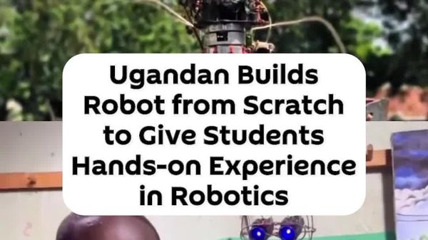 Ugandan Builds Robot from Scratch to Give Students Hands-on Experience in Robotics - Sputnik Africa