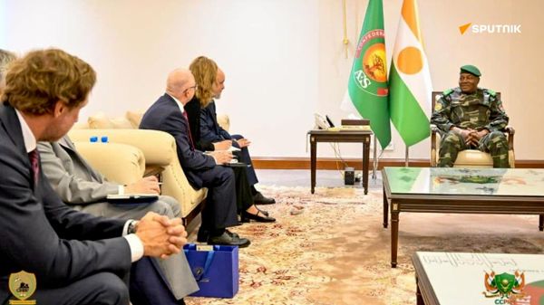 Abdourahamane Tiani reçoit une délégation russe conduite par le ministre de l'Énergie - Sputnik Afrique