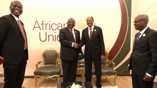 SA President Meets With AU Commission Chairperson on 8th AU Mid-Year Coordination Summit - Sputnik Africa