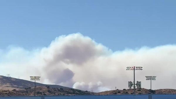 Un feu de forêt fait rage près de Los Angeles - Sputnik Afrique