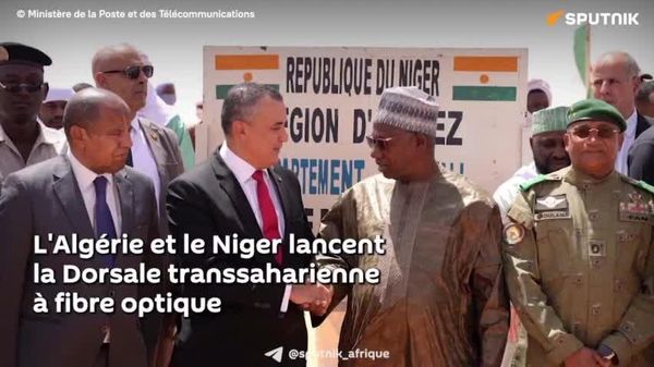 L'Algérie et le Niger mettent en service la dorsale transsaharienne - Sputnik Afrique