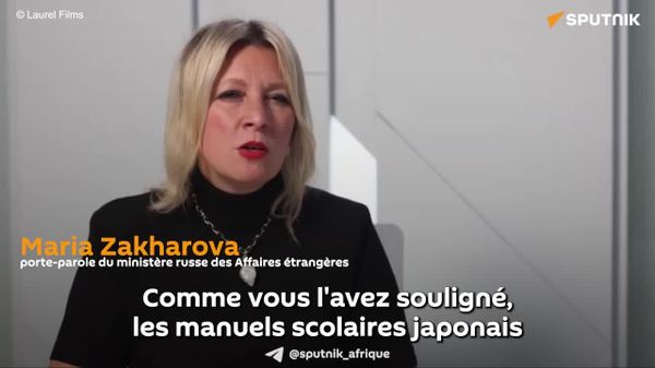 Le révisionnisme historique et le revanchisme de Tokyo risque d'entraîner des conséquences graves, alerte Zakharova - Sputnik Afrique
