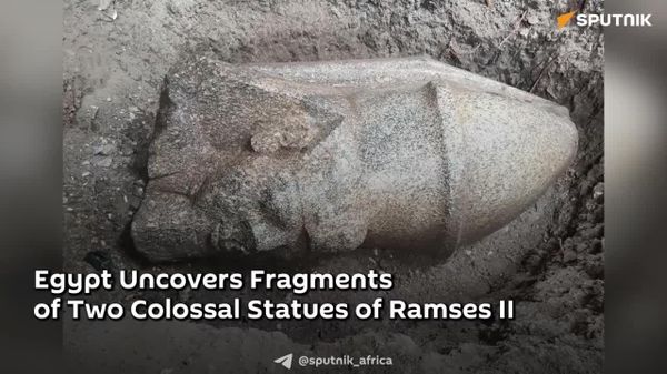 Egypt Unearths Remains of Two Giant Ramses II Statues: Ministry of Tourism and Antiquities - Sputnik Africa
