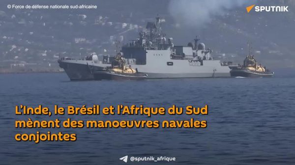 L'Inde, le Brésil et l’Afrique du Sud ont lancé des manoeuvres navales conjointes - Sputnik Afrique