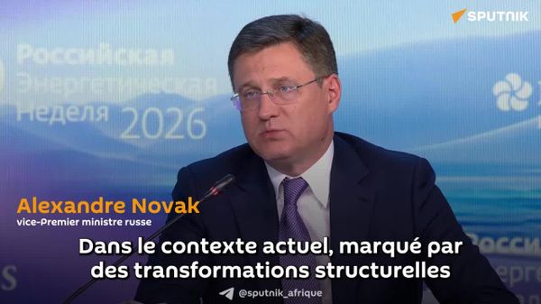 La Russie est prête à participer à l'équilibrage international des marchés de l'énergie - vice-Premier ministre russe - Sputnik Afrique