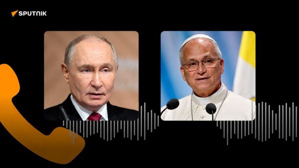 Vladimir Poutine et le pape Léon XIV ont eu un entretien téléphonique - Kremlin - Sputnik Afrique