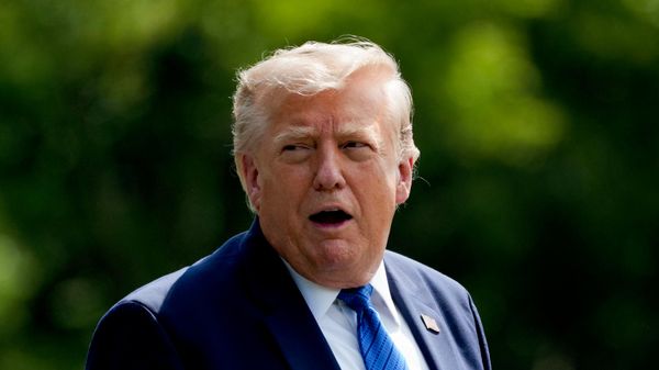 President Donald Trump departs following a cabinet meeting at Camp David, near Thurmont, Md., Friday, July 31, 2026 President Donald Trump departs following a cabinet meeting at Camp David, near Thurmont, Md., Friday, July 31, 2026 - Sputnik Africa