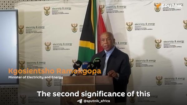 ‘Monumental in a Number of Ways’: SA Energy Minister on Landmark Municipal Electricity Generation Project - Sputnik Africa
