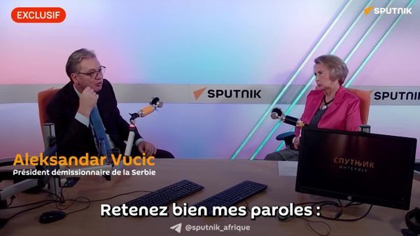 Il est important que Sputnik existe, estime Vucic - Sputnik Afrique