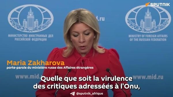L'Occident vise à soumettre l’Onu à sa volonté, selon Moscou - Sputnik Afrique