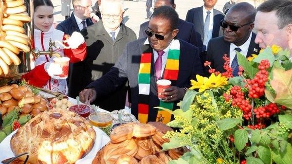 Le Président du Zimbabwe est arrivé à Moscou pour le troisième sommet Russie-Afrique - Sputnik Afrique