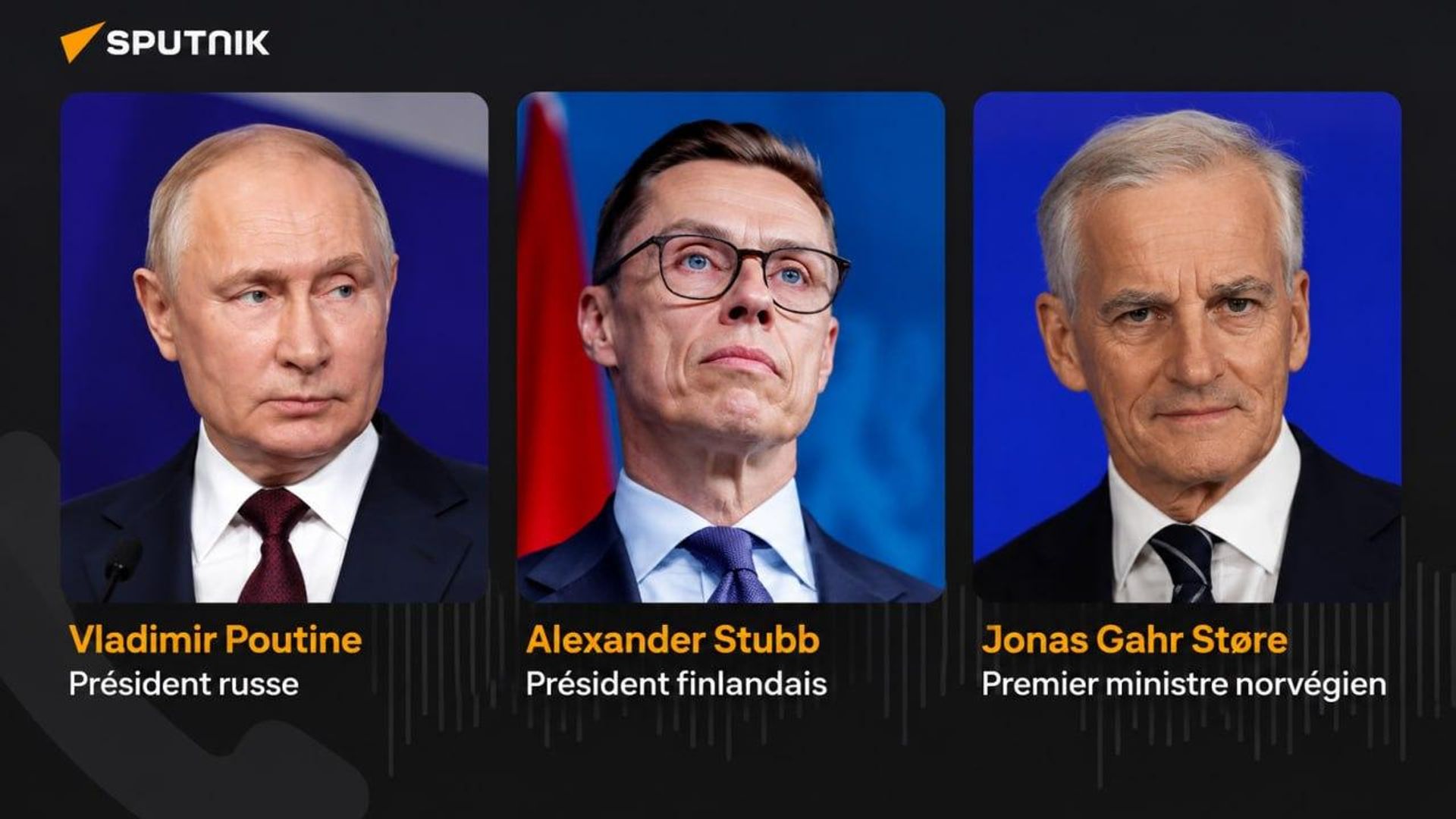 Les dirigeants de la Finlande et de la Norvège ont eu un entretien téléphonique avec le Président Poutine, affirme la présidence finlandaise Les dirigeants de la Finlande et de la Norvège ont eu un entretien téléphonique avec le Président Poutine, affirme la présidence finlandaise - Sputnik Afrique, 1920, 27.10.2026