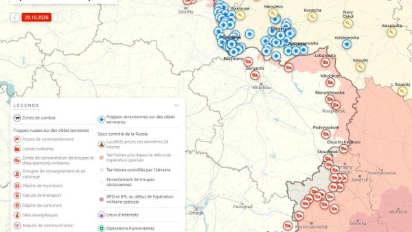 Situation dans la zone de l'opération militaire spéciale russe au 29 octobre - Sputnik Afrique