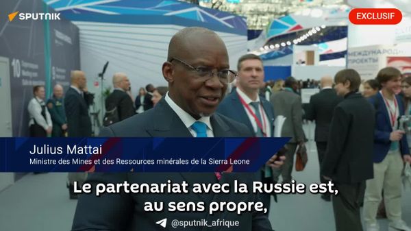 Le modèle russe repose sur la non-ingérence, souligne le ministre sierra-léonais des Mines - Sputnik Afrique