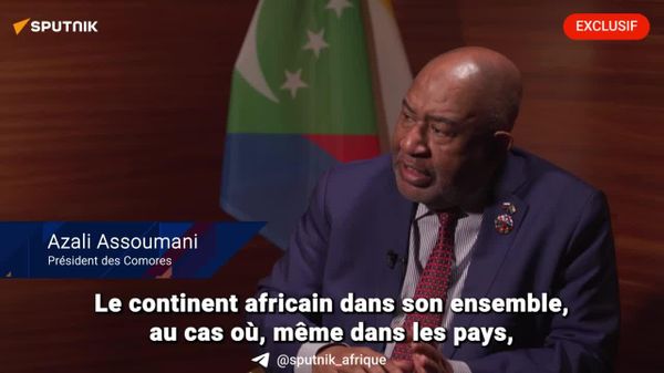 La Russie pourrait jouer un rôle de médiatrice dans plusieurs conflits en Afrique, suggère le Président des Comores - Sputnik Afrique