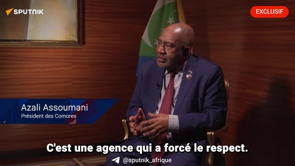 Sputnik Afrique force le respect en Afrique, souligne le Président des Comores - Sputnik Afrique