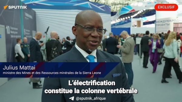 La Russie est au cœur du secteur minier, selon le ministre des Mines de la Sierra Leone - Sputnik Afrique