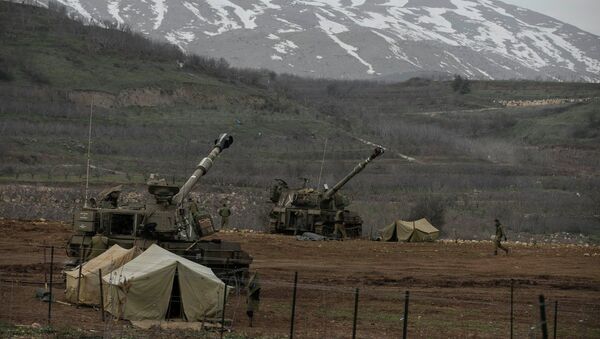 Plateau du Golan. Soldats israéliens à la frontière avec la Syrie - Sputnik Afrique
