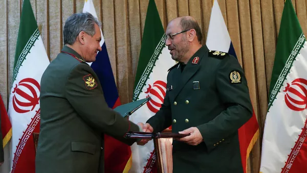 Ministre de la Défense de Russie Sergueï Choïgou en Iran - Sputnik Afrique