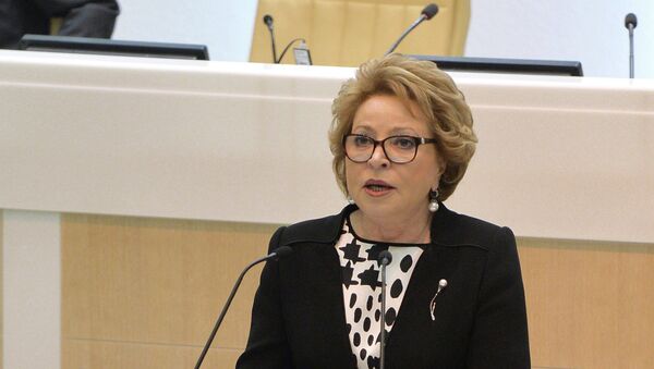 Valentina Matvienko, présidente du Conseil de la Fédération (Sénat russe) - Sputnik Afrique