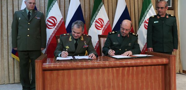 Ministre de la Défense de Russie Sergueï Choïgou en Iran - Sputnik Afrique