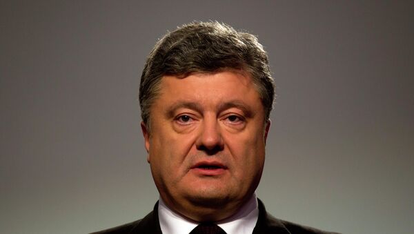 Le président ukrainien Piotr Porochenko - Sputnik Afrique