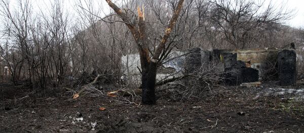 Разрушенный в результате обстрела частный жилой дом в Петровском районе Донецка Разрушенный в результате обстрела частный жилой дом в Петровском районе Донецка - Sputnik Afrique