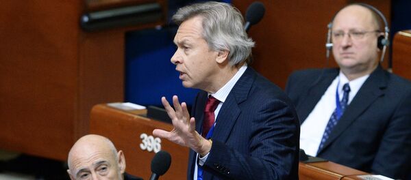 Alexeï Pouckov à la session de l'APCE Alexeï Pouckov à la session de l'APCE - Sputnik Afrique