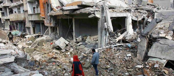 Destructions à Kobané - Sputnik Afrique